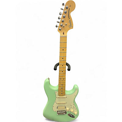 Used Fender American Performer Stratocaster HSS  MATTE SURF GREEN  Solid Body Electric Guitar
