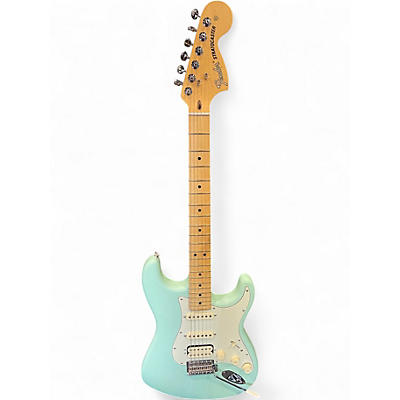 Used Fender American Performer Stratocaster HSS Surf Green Solid Body Electric Guitar