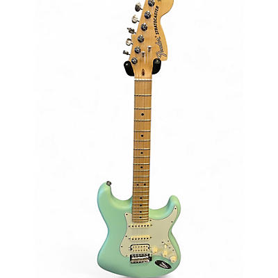Used Fender American Performer Stratocaster HSS Surf Green Solid Body Electric Guitar