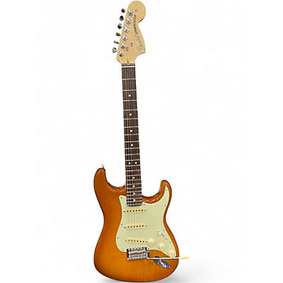 Used Fender American Performer Stratocaster Honey Blonde Solid Body Electric Guitar