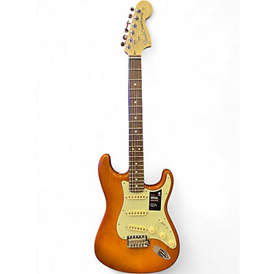 Used Fender American Performer Stratocaster Honey Burst Solid Body Electric Guitar
