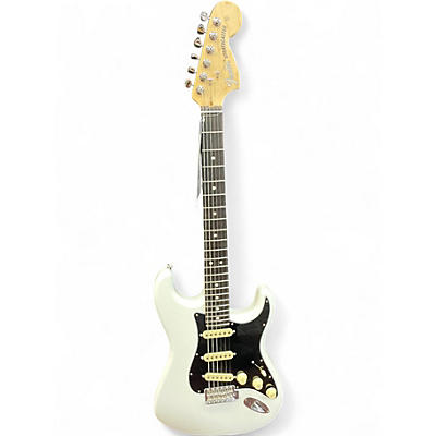 Used Fender American Performer Stratocaster SSS Aged White Solid Body Electric Guitar