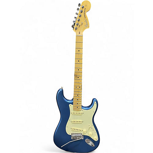 Used Fender American Performer Stratocaster SSS Blue Solid Body Electric Guitar Blue