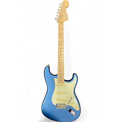 Used Fender American Performer Stratocaster SSS Blue Solid Body Electric Guitar