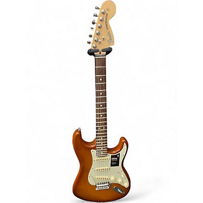 Used Fender American Performer Stratocaster SSS Honey Blonde Solid Body Electric Guitar