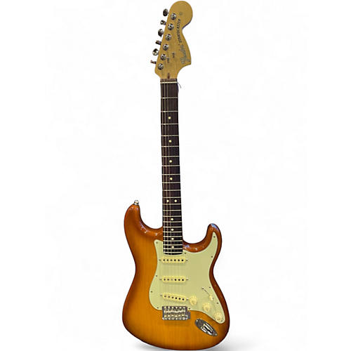 Used Fender American Performer Stratocaster SSS Honey Burst Solid Body Electric Guitar Honey Burst