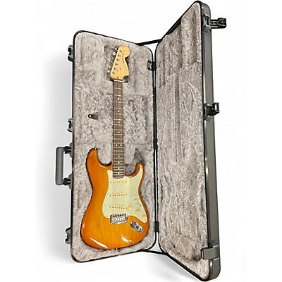 Used Fender American Performer Stratocaster SSS Honey Burst Solid Body Electric Guitar