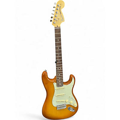 Used Fender American Performer Stratocaster SSS Honey Burst Solid Body Electric Guitar