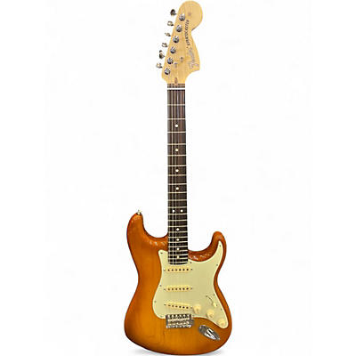 Used Fender American Performer Stratocaster SSS Honey Burst Solid Body Electric Guitar