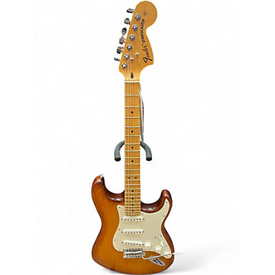 Used Fender American Performer Stratocaster SSS PINE AMBER Solid Body Electric Guitar