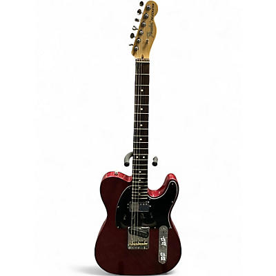 Used Fender American Performer Telecaster Hum RED Solid Body Electric Guitar