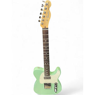 Used Fender American Performer Telecaster Hum Surf Green Solid Body Electric Guitar