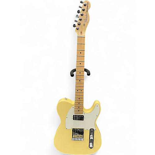 Used Fender American Performer Telecaster® Hum Vintage White Solid Body Electric Guitar Vintage White