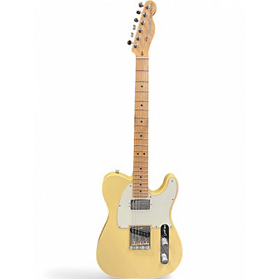 Used Fender American Performer Telecaster Hum Yellow Solid Body Electric Guitar