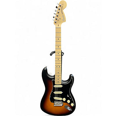 Used Fender American Performer Timber Stratocaster Satin 2 Tone Sunburst Solid Body Electric Guitar