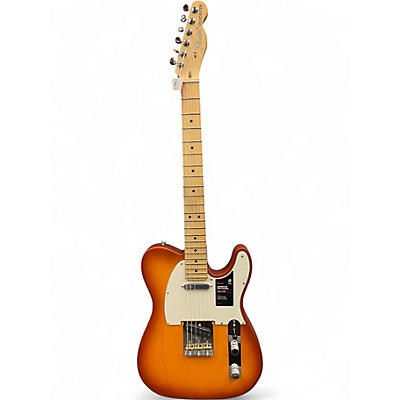 Used Fender American Performer Timber Telecaster Honey Burst Solid Body Electric Guitar