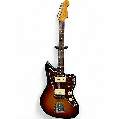 Used Fender American Pro II Jazzmaster Sunburst Solid Body Electric Guitar