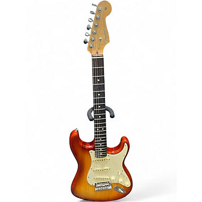 Used Fender American Pro Stratocaster Sienna Sunburst Solid Body Electric Guitar