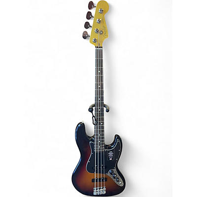 Used Fender American Professional Classic Jazz Bass 3 Color Sunburst Electric Bass Guitar