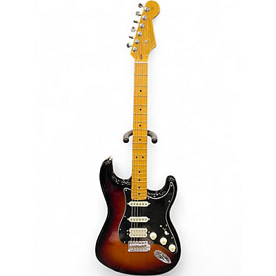 Used Fender American Professional Classic Stratocaster 3 Tone Sunburst Solid Body Electric Guitar