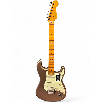 Used Fender American Professional Classic Stratocaster Faded Firemist Gold Solid Body Electric Guitar