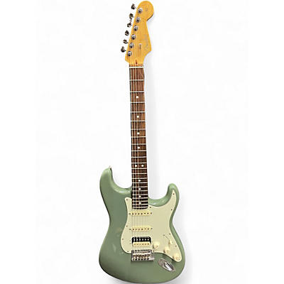Used Fender American Professional HSS Antique Olive Solid Body Electric Guitar
