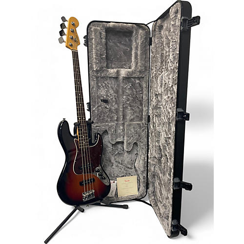 Used Fender American Professional II Jazz Bass 3 Color Sunburst Electric Bass Guitar 3 Color Sunburst