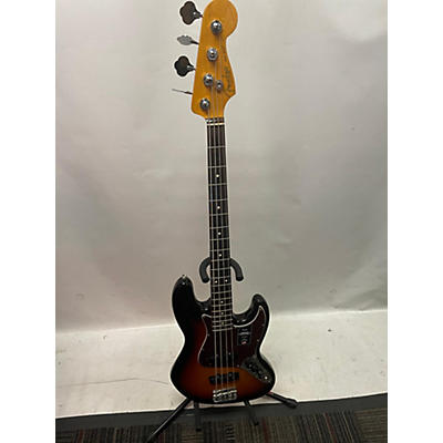 Fender Used Fender American Professional II Jazz Bass 3 Tone Sunburst Electric Bass Guitar