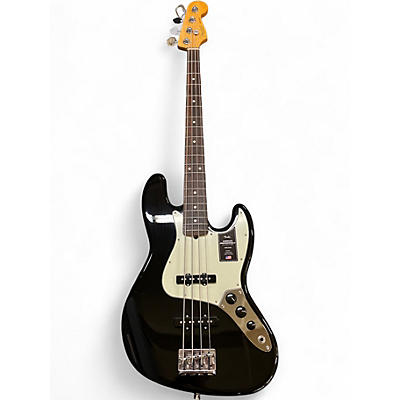Used Fender American Professional II Jazz Bass Black Electric Bass Guitar