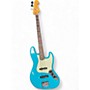 Used Fender Used Fender American Professional II Jazz Bass Miami Blue Electric Bass Guitar Miami Blue