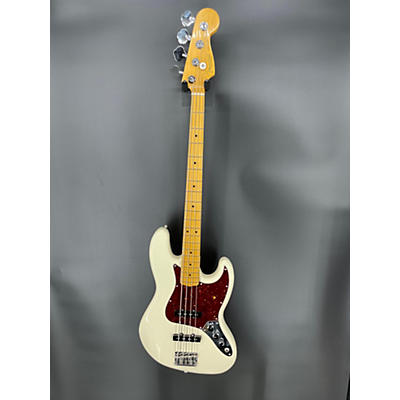 Fender Used Fender American Professional II Jazz Bass Olympic White Electric Bass Guitar