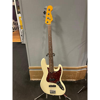 Fender Used Fender American Professional II Jazz Bass Olympic White Electric Bass Guitar