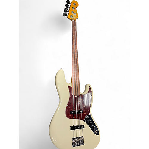 Used Fender American Professional II Jazz Bass Olympic White Electric Bass Guitar Olympic White