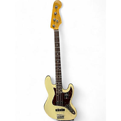 Used Fender American Professional II Jazz Bass Olympic White Electric Bass Guitar