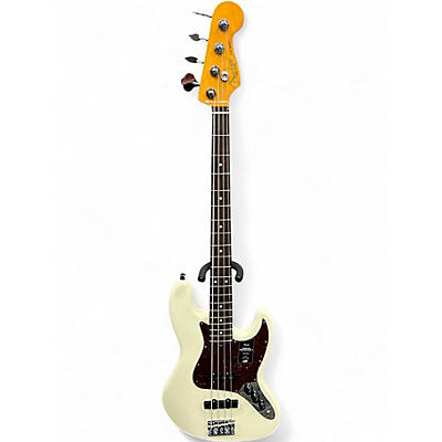 Used Fender American Professional II Jazz Bass Olympic White Electric Bass Guitar
