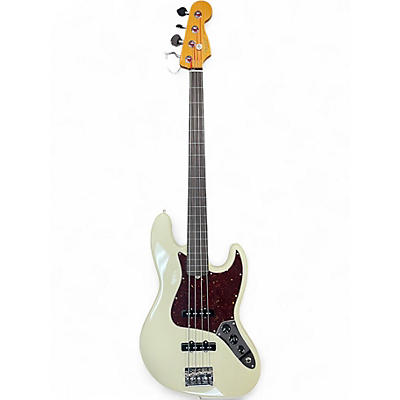 Used Fender American Professional II Jazz Bass Olympic White Electric Bass Guitar