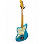 Used Fender American Professional II Jazzmaster Left-Handed Miami Blue Solid Body Electric Guitar Miami Blue