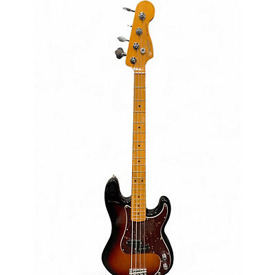 Used Fender American Professional II Precision Bass 2 Tone Sunburst Electric Bass Guitar