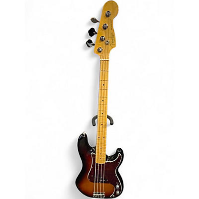 Used Fender American Professional II Precision Bass 2 Tone Sunburst Electric Bass Guitar