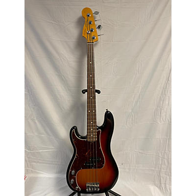 Fender Used Fender American Professional II Precision Bass 3 Color Sunburst Electric Bass Guitar