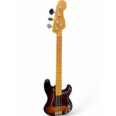 Used Fender American Professional II Precision Bass 3 Color Sunburst Electric Bass Guitar