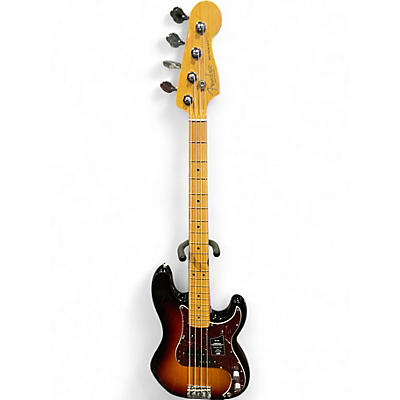 Used Fender American Professional II Precision Bass 3 Color Sunburst Electric Bass Guitar