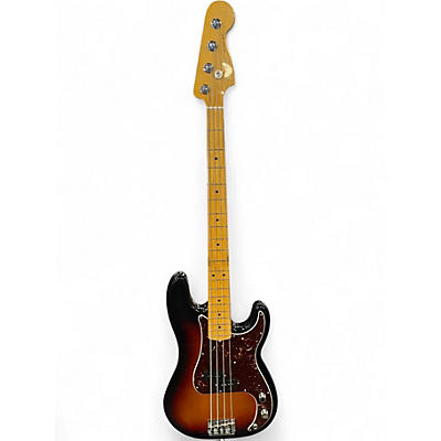 Used Fender American Professional II Precision Bass 3 Color Sunburst Electric Bass Guitar