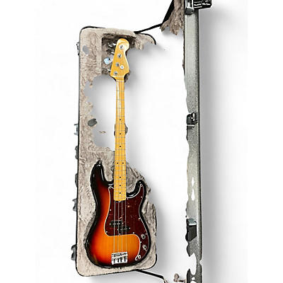 Used Fender American Professional II Precision Bass 3 Color Sunburst Electric Bass Guitar