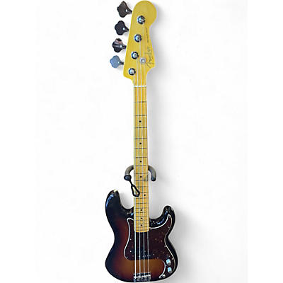Used Fender American Professional II Precision Bass 3 Color Sunburst Electric Bass Guitar