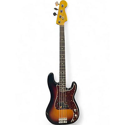 Used Fender American Professional II Precision Bass 3 Color Sunburst Electric Bass Guitar