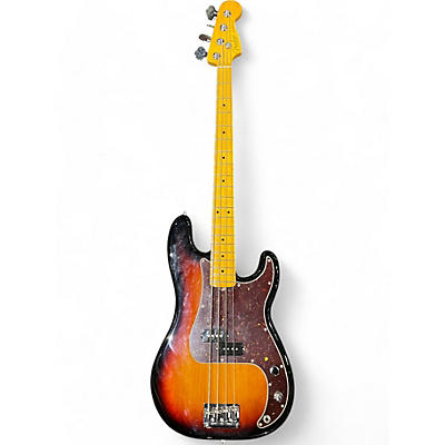 Used Fender American Professional II Precision Bass 3 Tone Sunburst Electric Bass Guitar