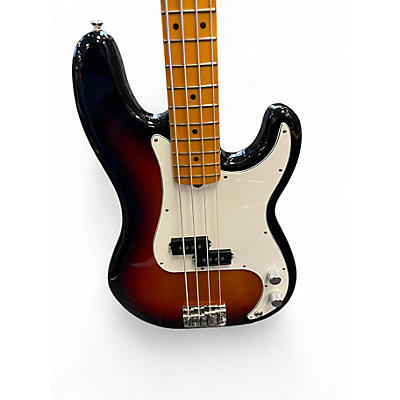 Used Fender American Professional II Precision Bass 3 Tone Sunburst Electric Bass Guitar