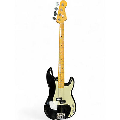 Used Fender American Professional II Precision Bass Black Electric Bass Guitar