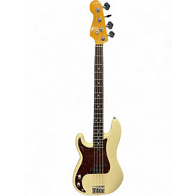 Used Fender American Professional II Precision Bass Left-Handed Olympic White Electric Bass Guitar